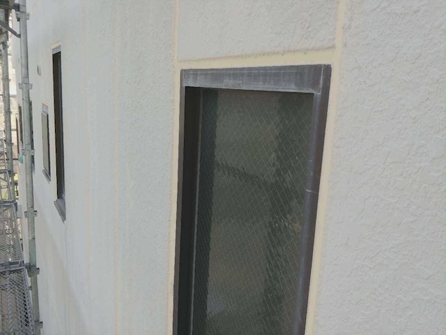 サッシ施工完了